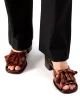 BOQUERIA HEELED - Open-Toe Tasseled Sandal sold by Hereu Studio