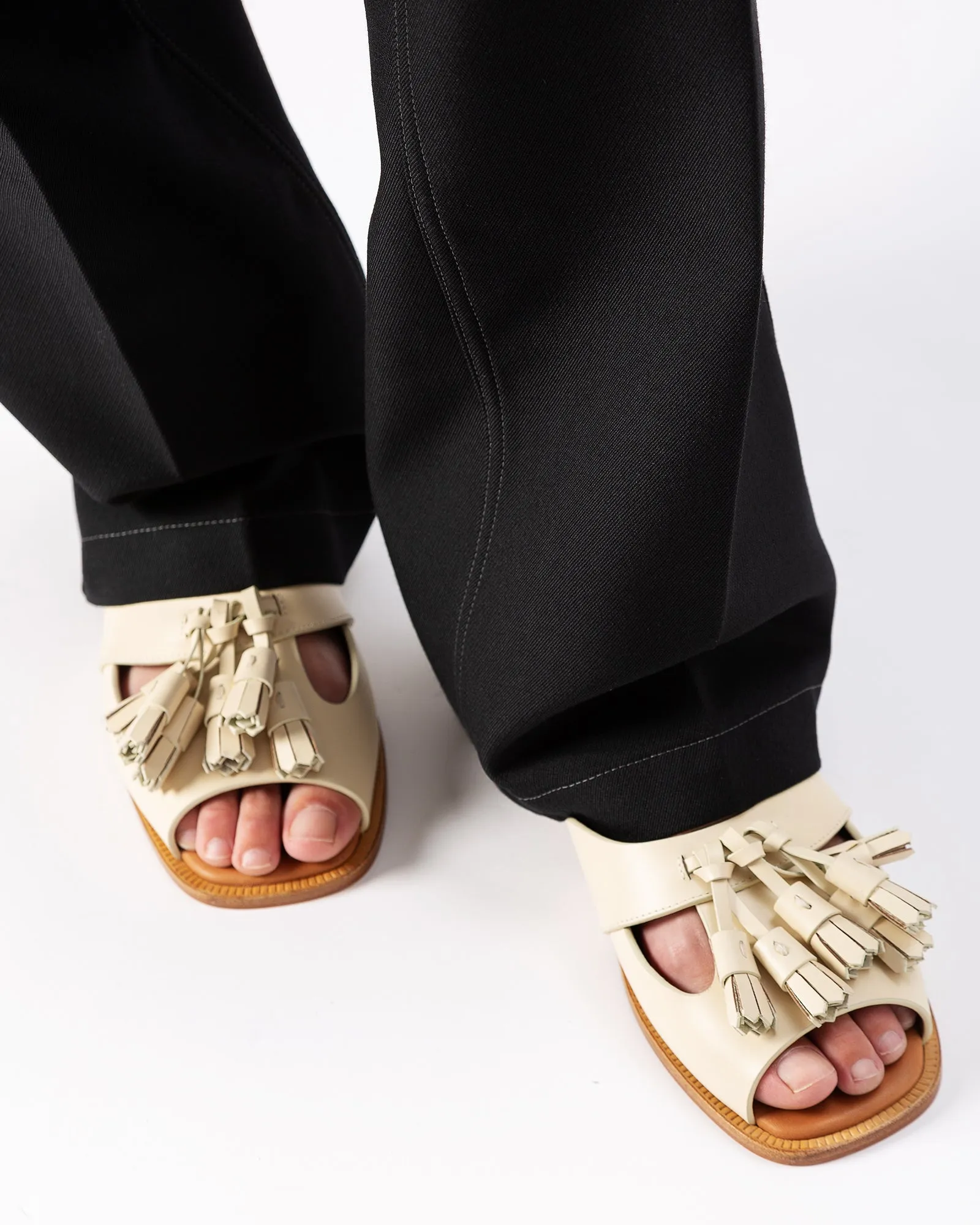 BOQUERIA HEELED - Open-Toe Tasseled Sandal sold by Hereu Studio product image thumbnail 5