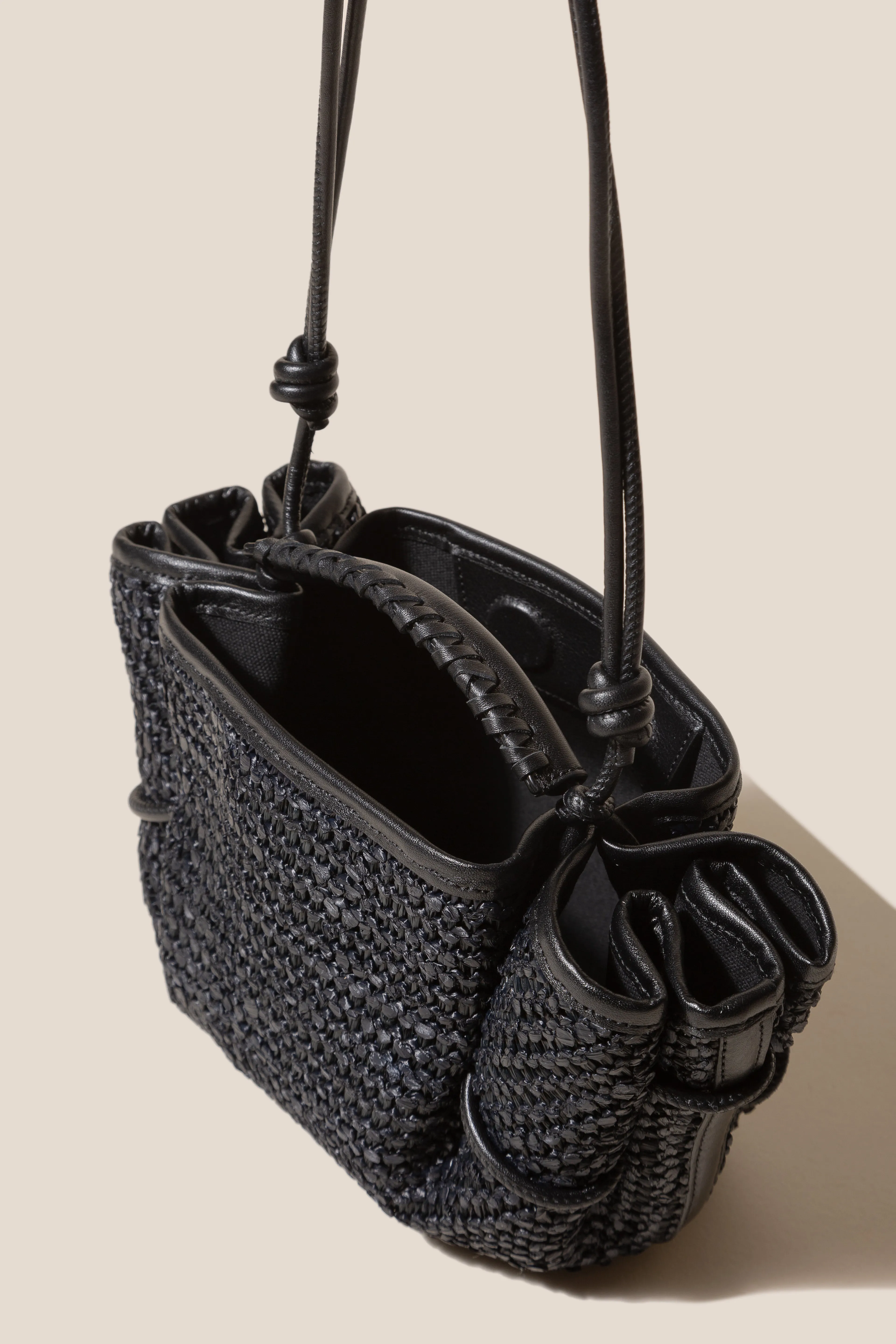 ARTA MINI RAFFIA - Pleated Crossbody Bag sold by Hereu Studio product image thumbnail 3