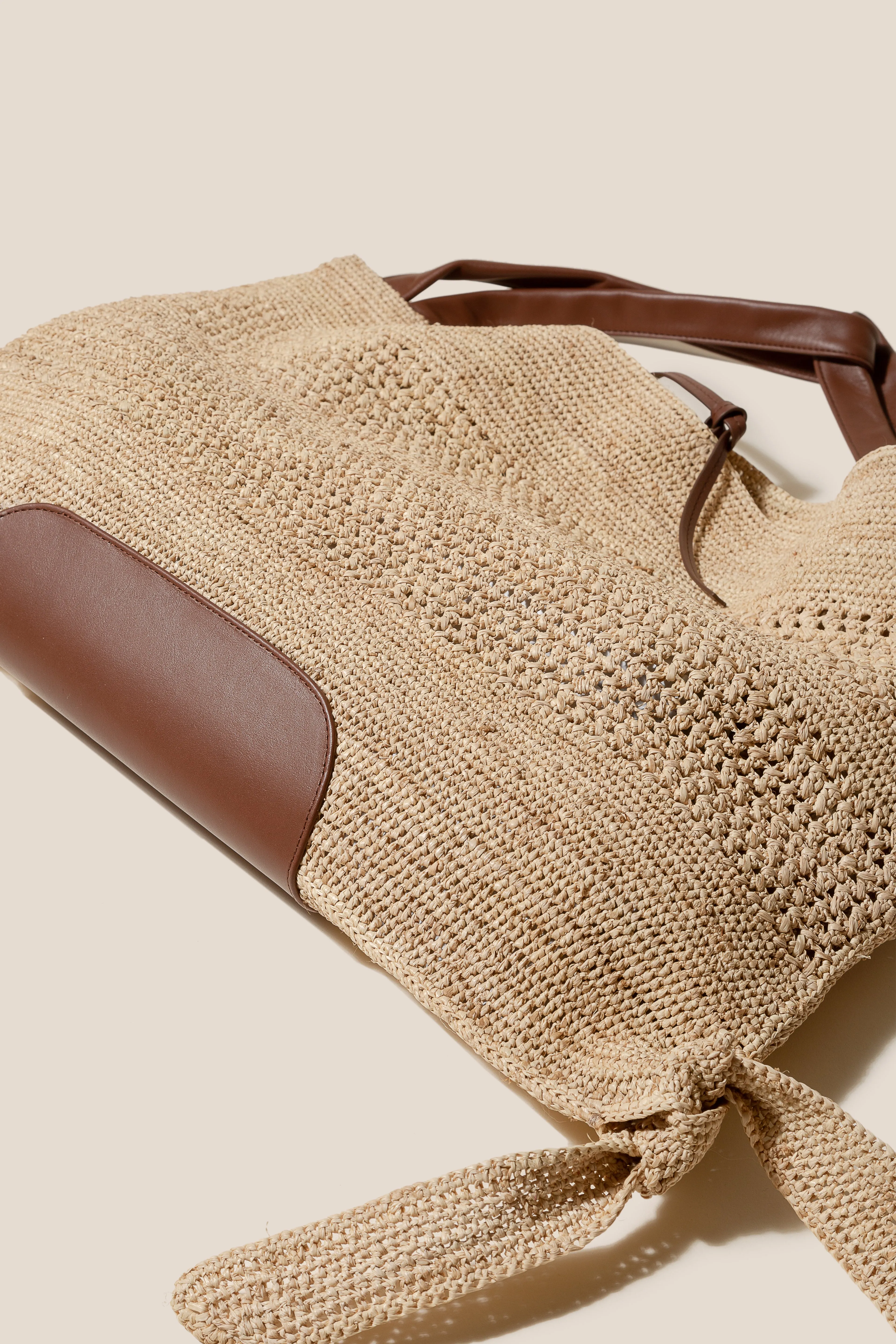 CADOR - Slouchy Raffia Macrame Shoulder Bag sold by Hereu Studio product image thumbnail 4