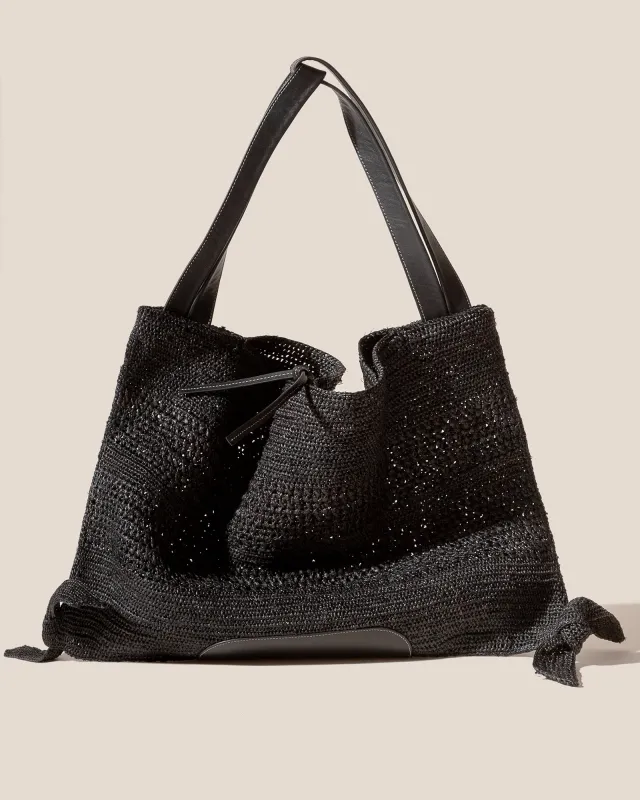 CADOR - Slouchy Raffia Macrame Shoulder Bag sold by Hereu Studio