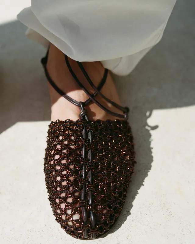 FORANA - Closed-Toe Mesh Sandal sold by Hereu Studio