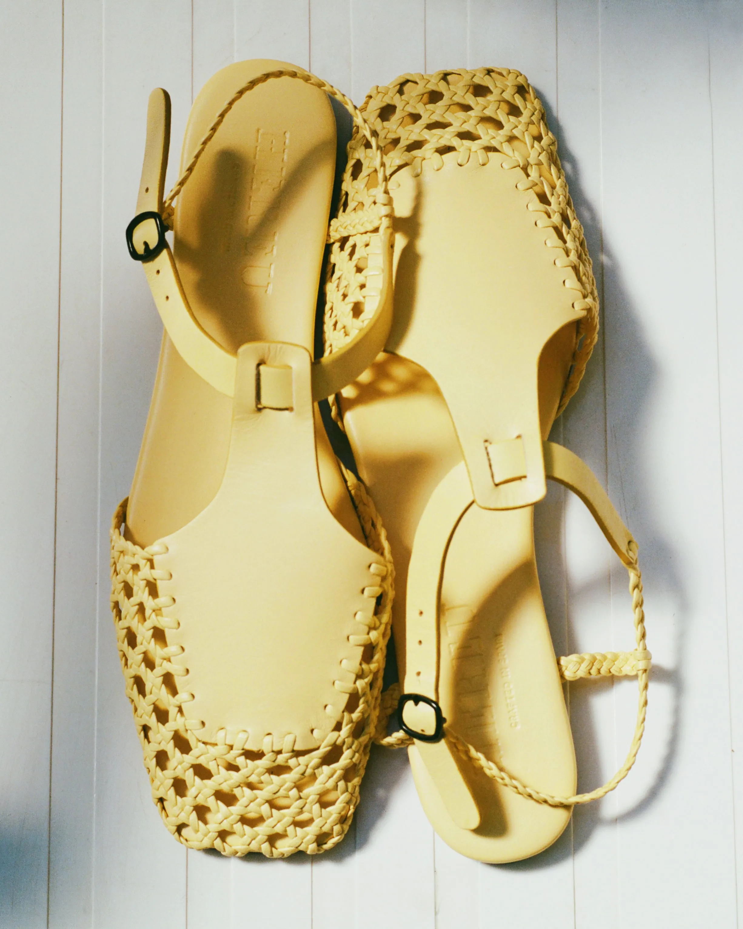 REIXA - Woven T-bar Sandal sold by Hereu Studio
