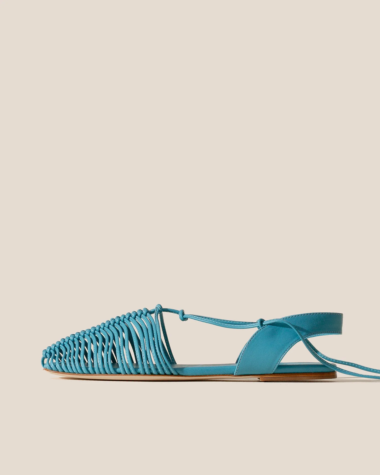 CALMA - Squared-Toe Knotted Sandal sold by Hereu Studio