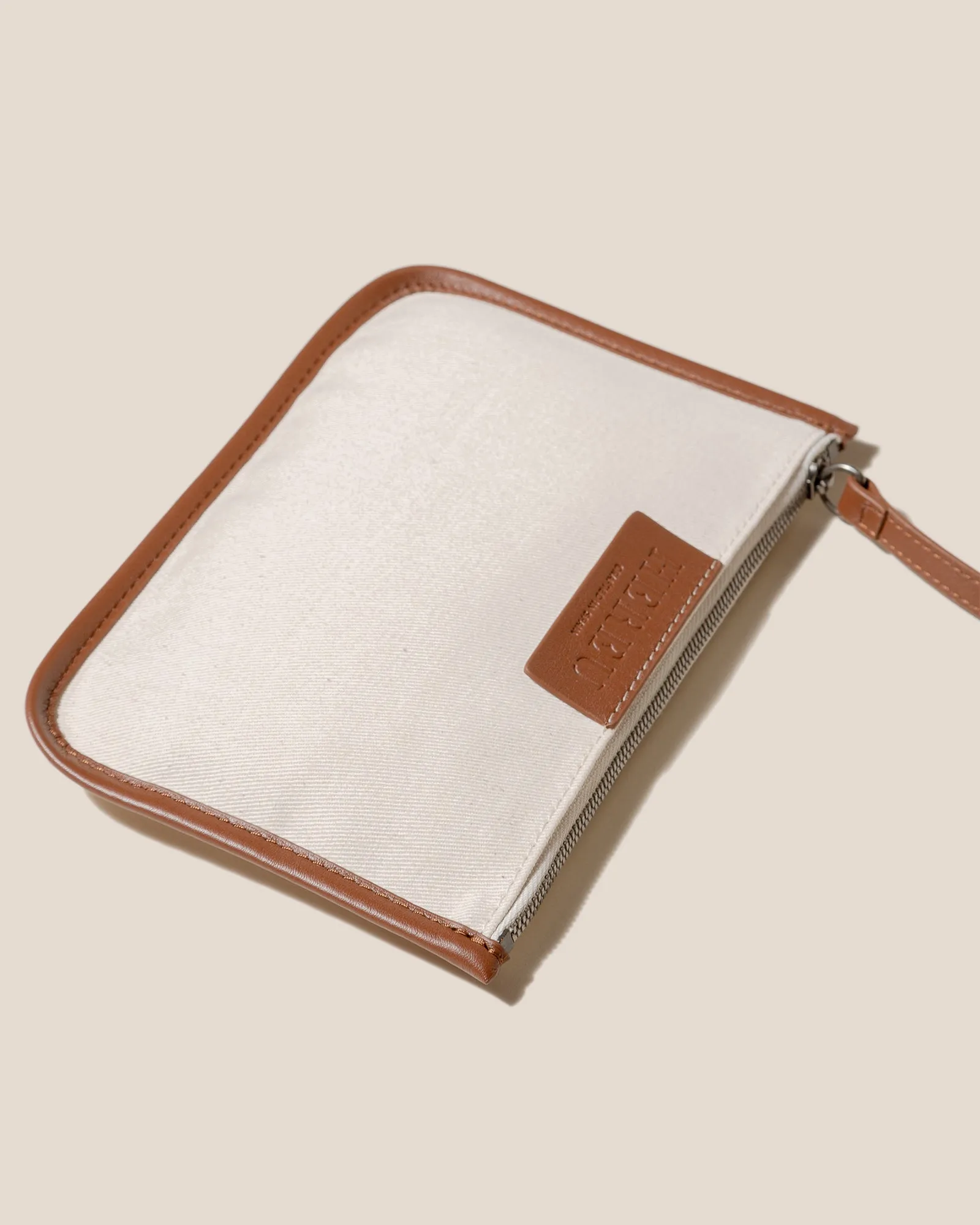 CALELLA STRIPED RAFFIA - Leather-trimmed Tote Bag sold by Hereu Studio product image thumbnail 5