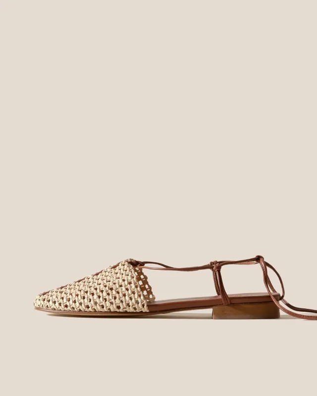 FORANA RAFFIA - Closed-Toe Mesh Sandal sold by Hereu Studio