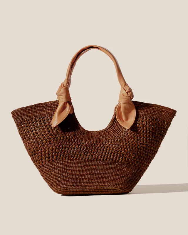 FONOL - Crocheted Raffia Basket sold by Hereu Studio