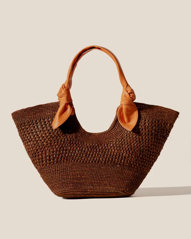 FONOL - Crocheted Raffia Basket sold by Hereu Studio