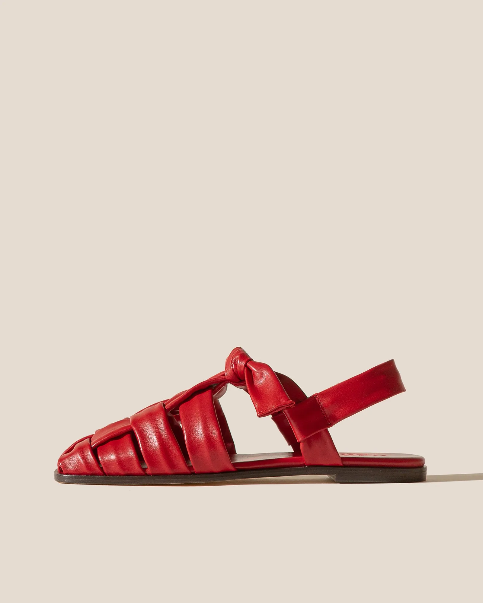 BENA - Interwoven Knotted T-bar Sandal sold by Hereu Studio