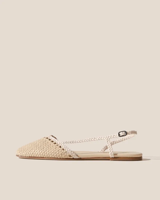 RONDAIA - Woven Asymmetrical Sandal sold by Hereu Studio