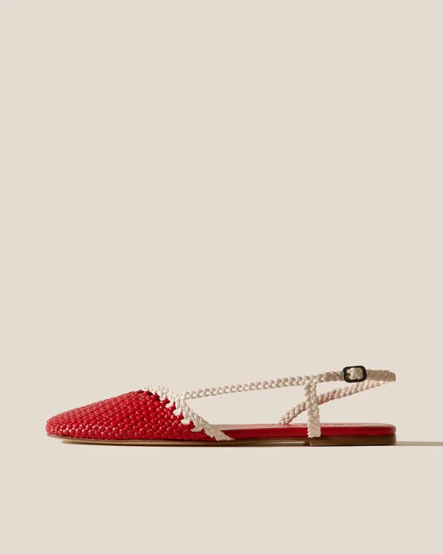 RONDAIA - Woven Asymmetrical Sandal sold by Hereu Studio