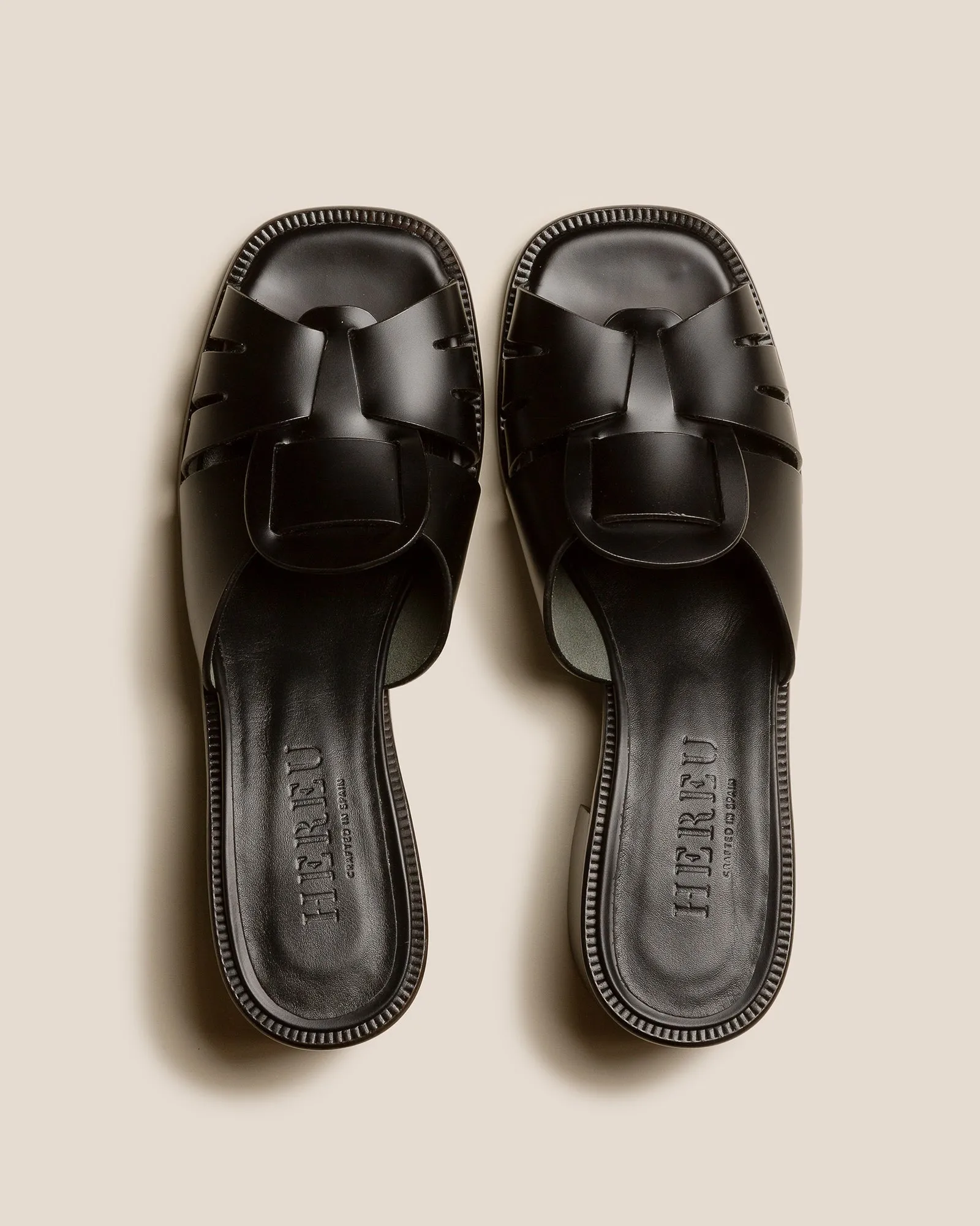 ANCORA SQUARED HEELED SLIDE - Heeled Fisherman Slide sold by Hereu Studio product image thumbnail 2