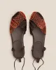 ALIGA - Round-Toe Knotted Sandal sold by Hereu Studio