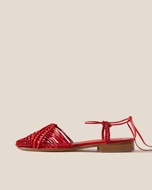 【HEREU】MANTERA Round-Toe Knotted Sandal MANTERA - Round-Toe Knotted Sandal – Hereu Studio