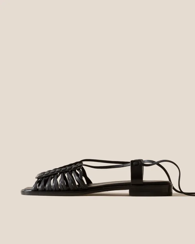 SAVINA - Circle Detail Strappy Sandal | Parallel