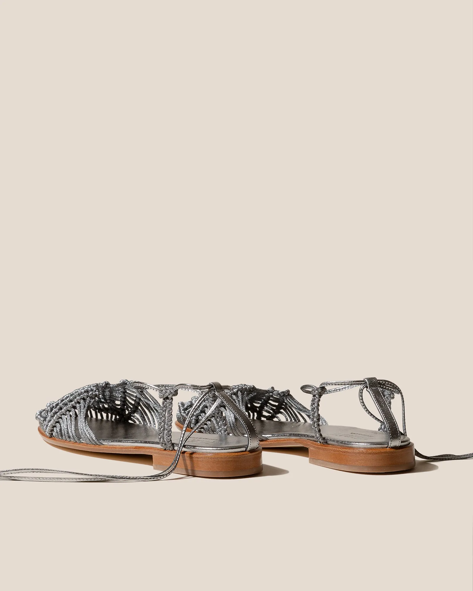 ALIGA METALLIC - Round-Toe Knotted Sandal sold by Hereu Studio product image thumbnail 3