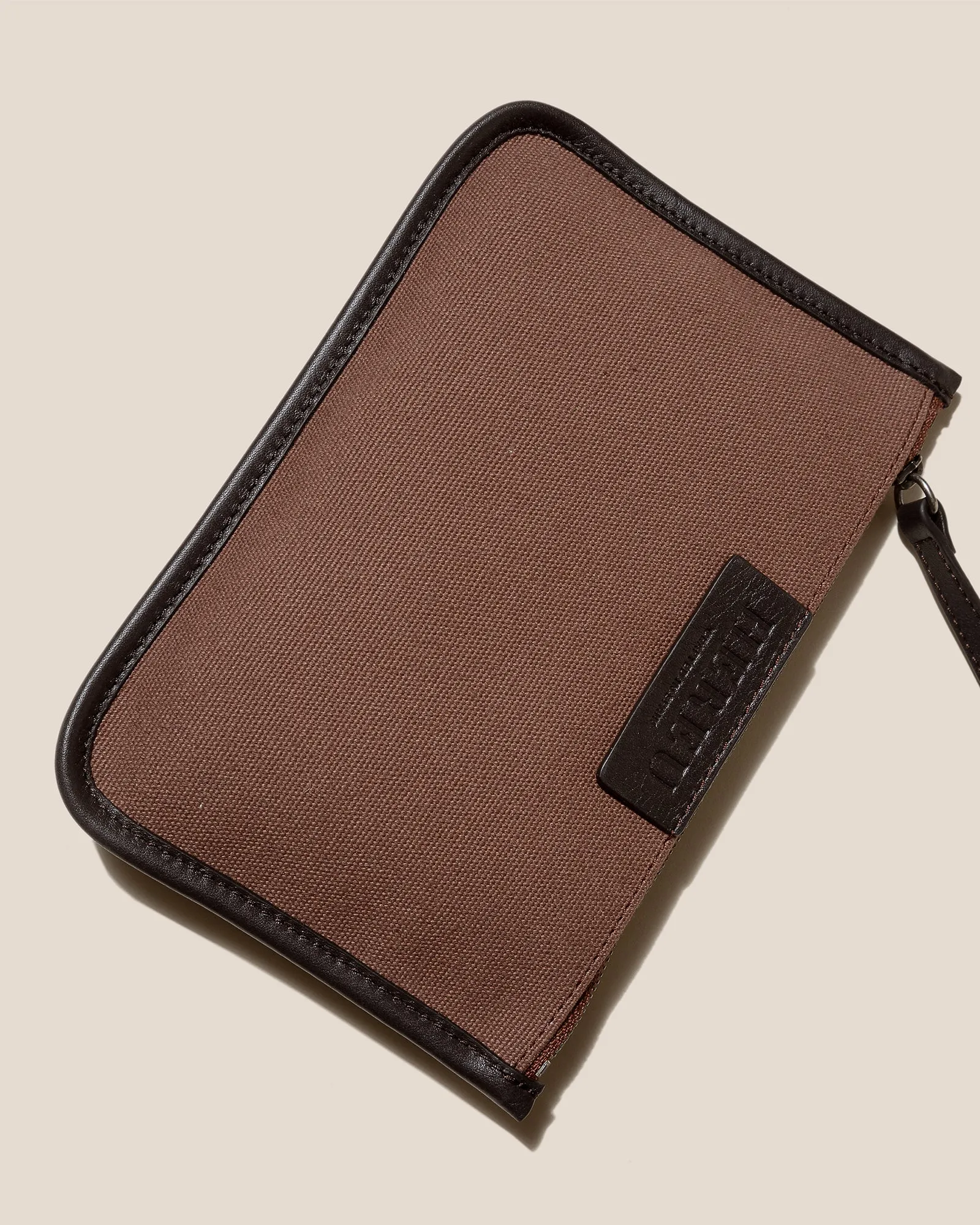 CALELLA SQUARED RAFFIA - Leather-trimmed Tote Bag sold by Hereu Studio product image thumbnail 5