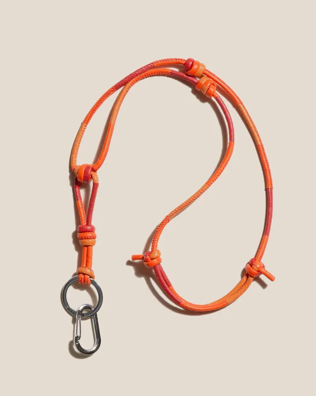 TARONGER KEYCHAIN - Hand-Knotted Patchwork Keychain sold by Hereu Studio