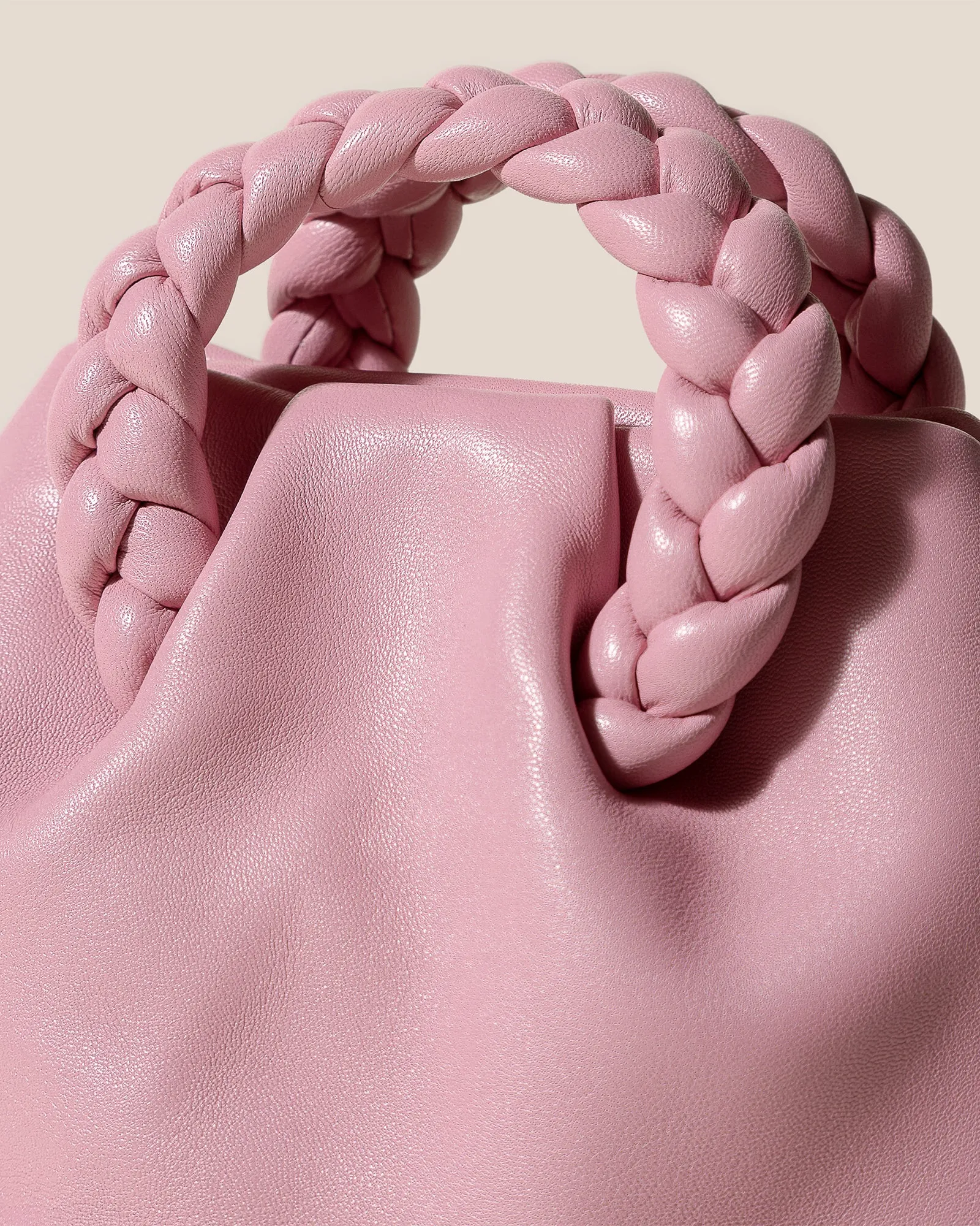 BOMBON - Plaited-handle Leather Handbag sold by Hereu Studio product image thumbnail 2