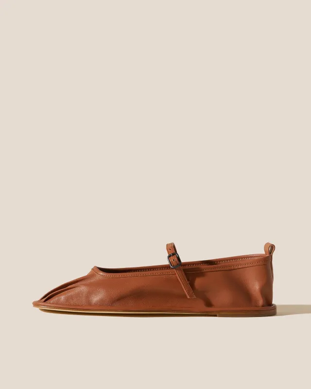 DANSA - Pleated-Toe Mary Jane Pump sold by Hereu Studio