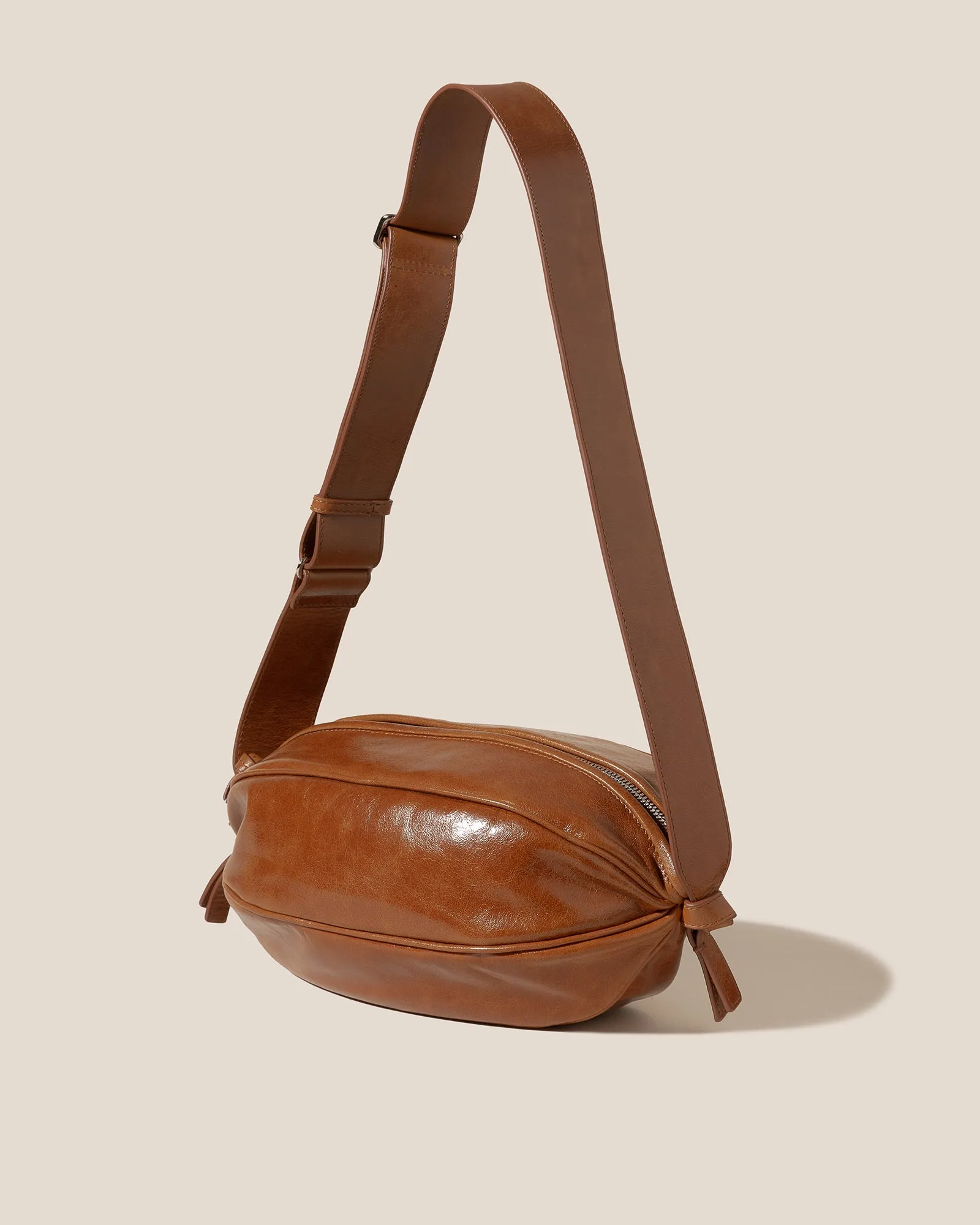 BOYA L DISTRESSED - Ball-Shaped Crossbody Bag sold by Hereu Studio