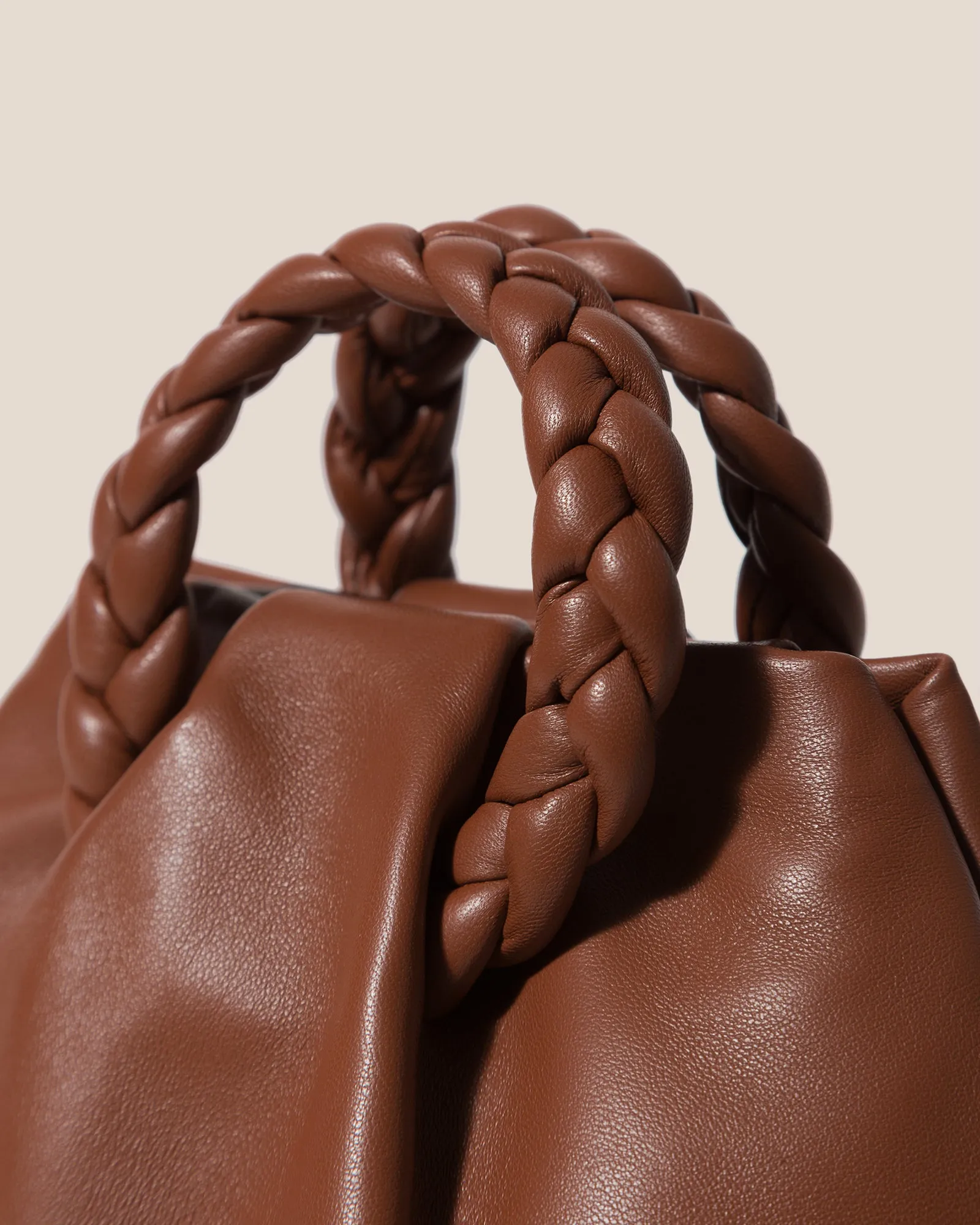 BOMBON - Plaited-handle Leather Handbag sold by Hereu Studio product image thumbnail 3