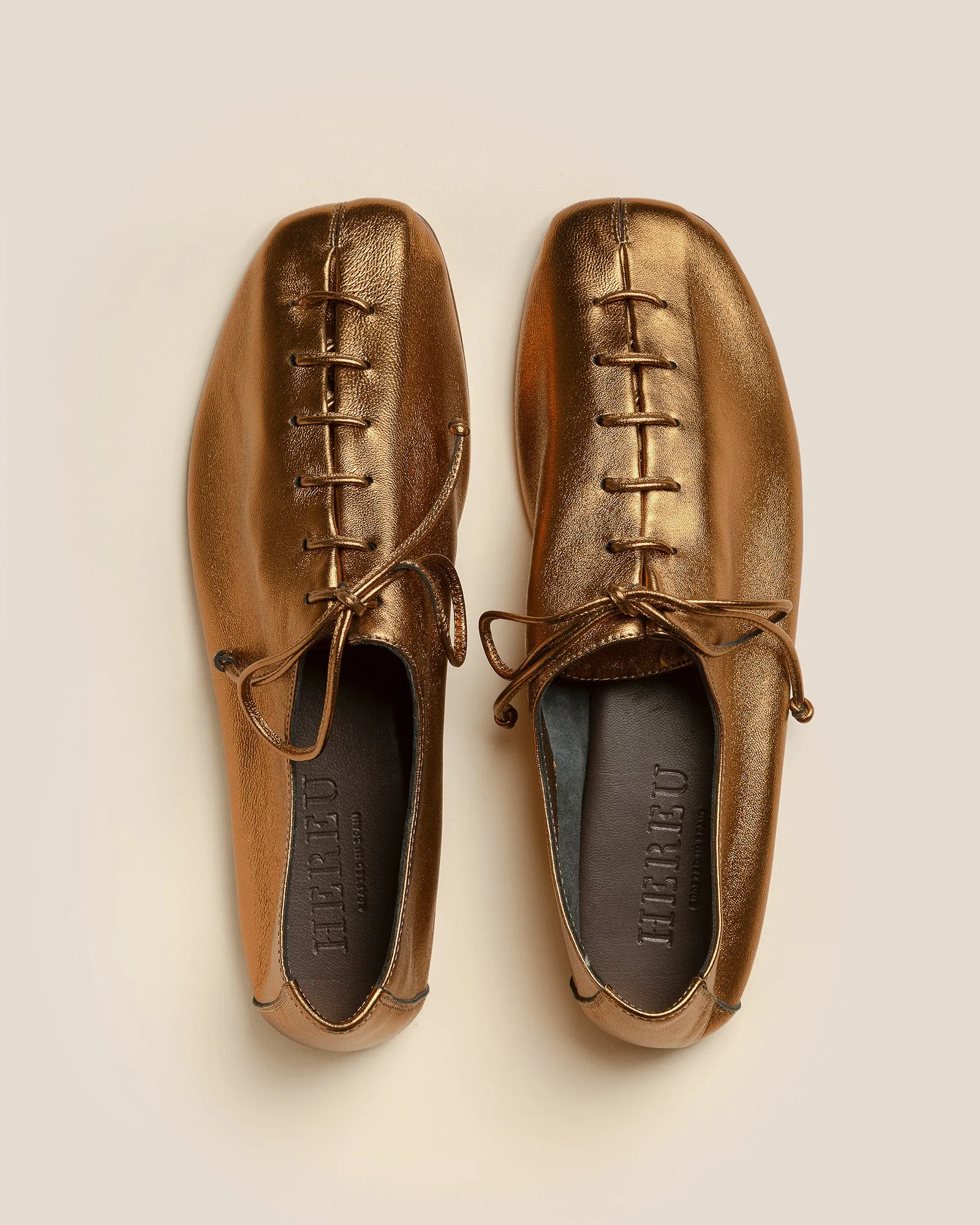 PLEGADA METALLIC - Deconstructed Lace-up Shoe sold by Hereu Studio product image thumbnail 3