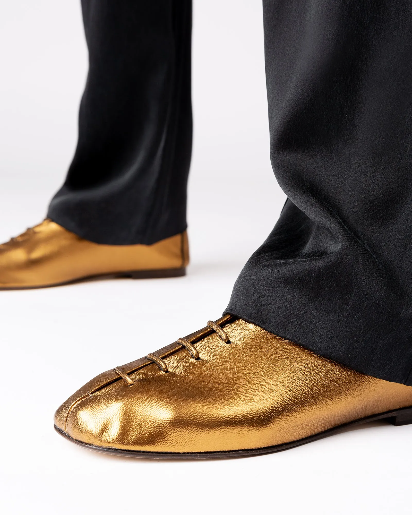 PLEGADA METALLIC - Deconstructed Lace-up Shoe sold by Hereu Studio product image thumbnail 2