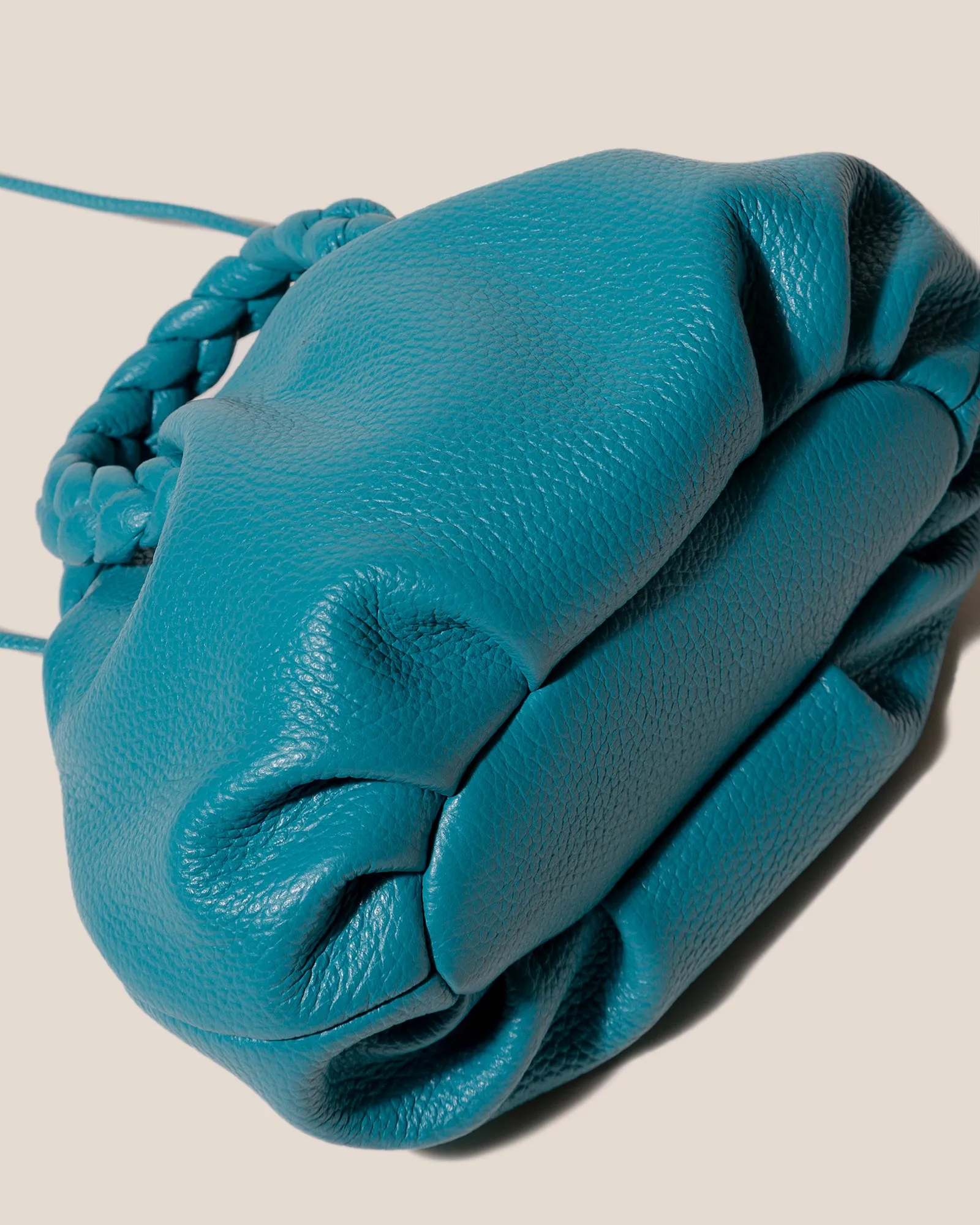 BOMBON GRAINY - Plaited-handle Leather Handbag sold by Hereu Studio product image thumbnail 4