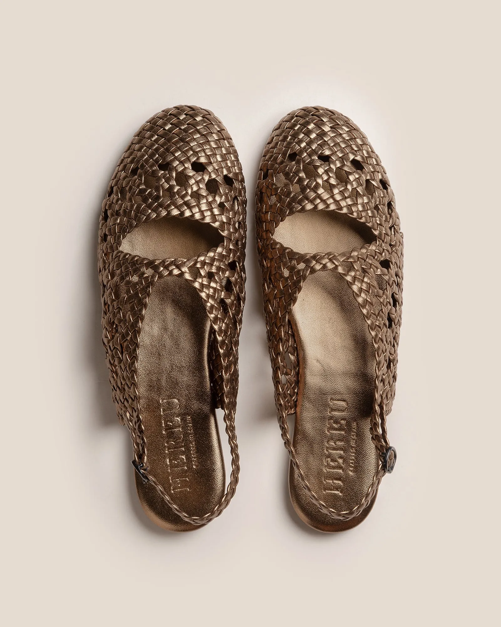 EMPURIA METALLIC - Woven Slingback Sandal sold by Hereu Studio product image thumbnail 2