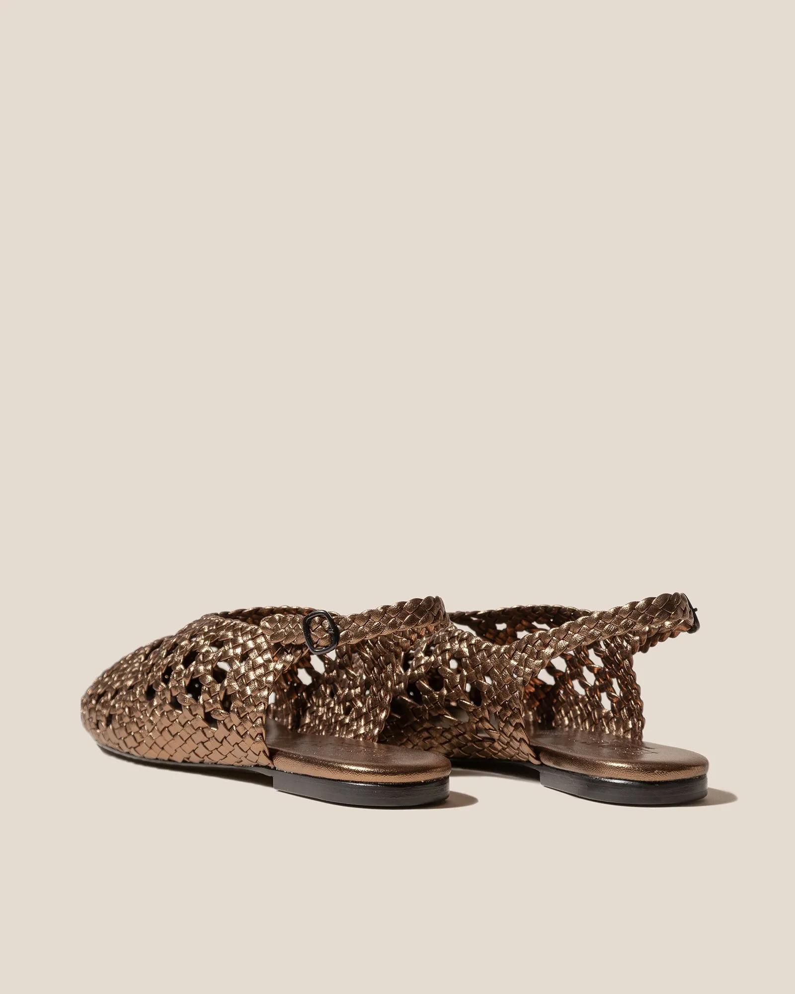EMPURIA METALLIC - Woven Slingback Sandal sold by Hereu Studio product image thumbnail 3