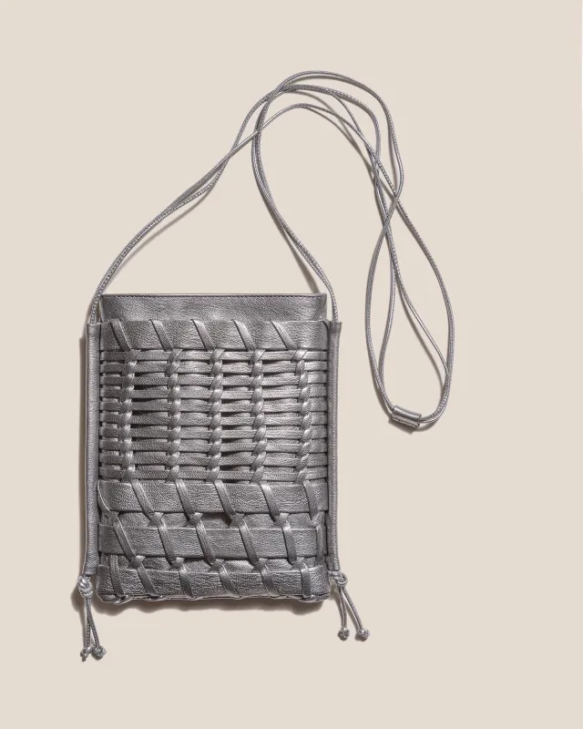 TRENA METALLIC - Flat Square Crossbody Bag sold by Hereu Studio