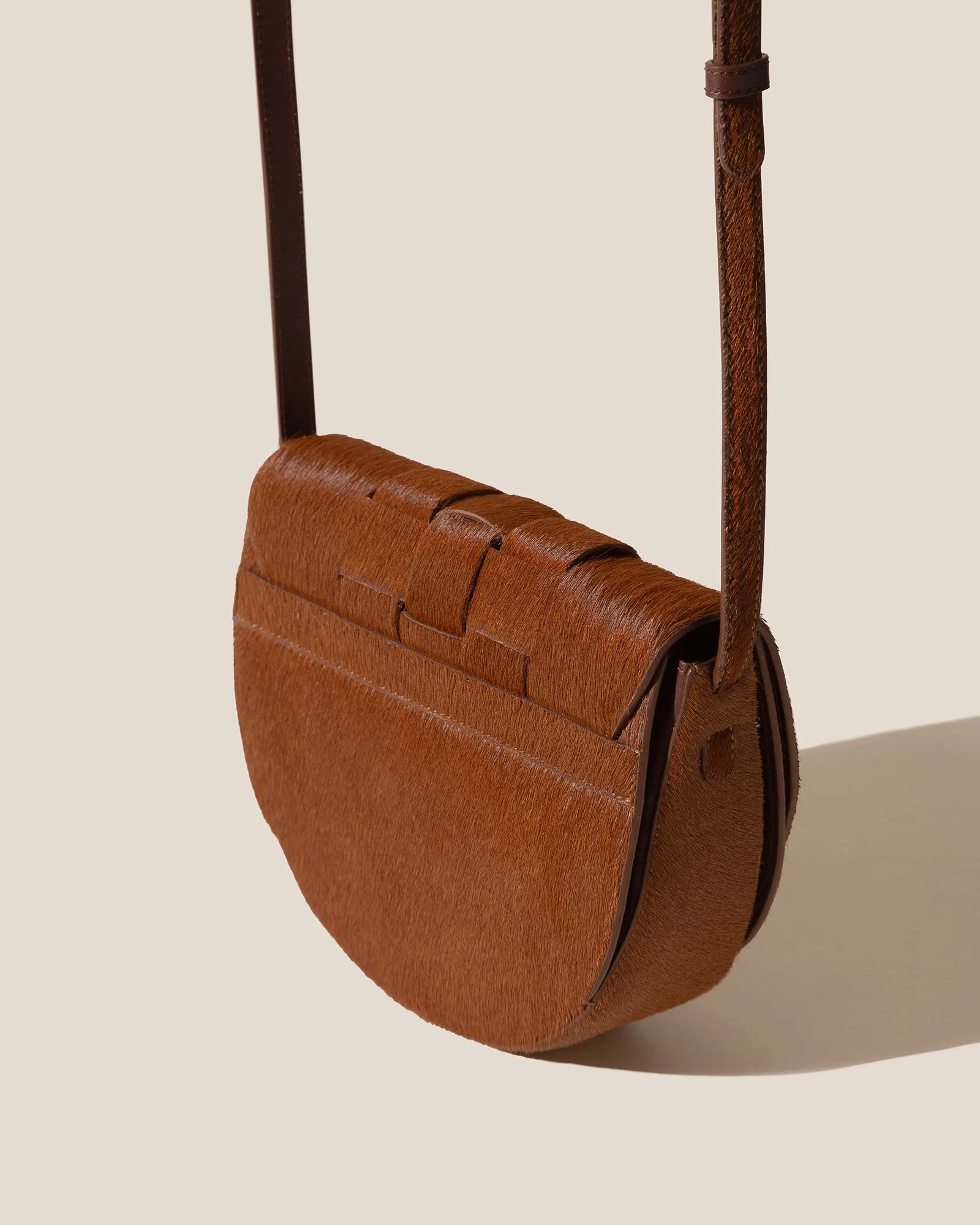 SINIA CALF HAIR - Satchel Interwoven Front Detail Bag sold by Hereu Studio product image thumbnail 4