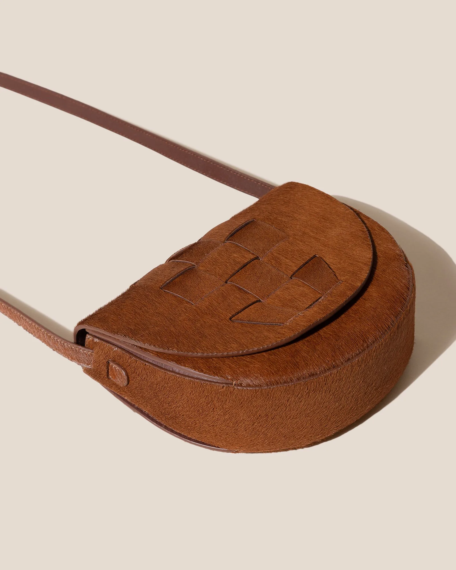 SINIA CALF HAIR - Satchel Interwoven Front Detail Bag sold by Hereu Studio product image thumbnail 2