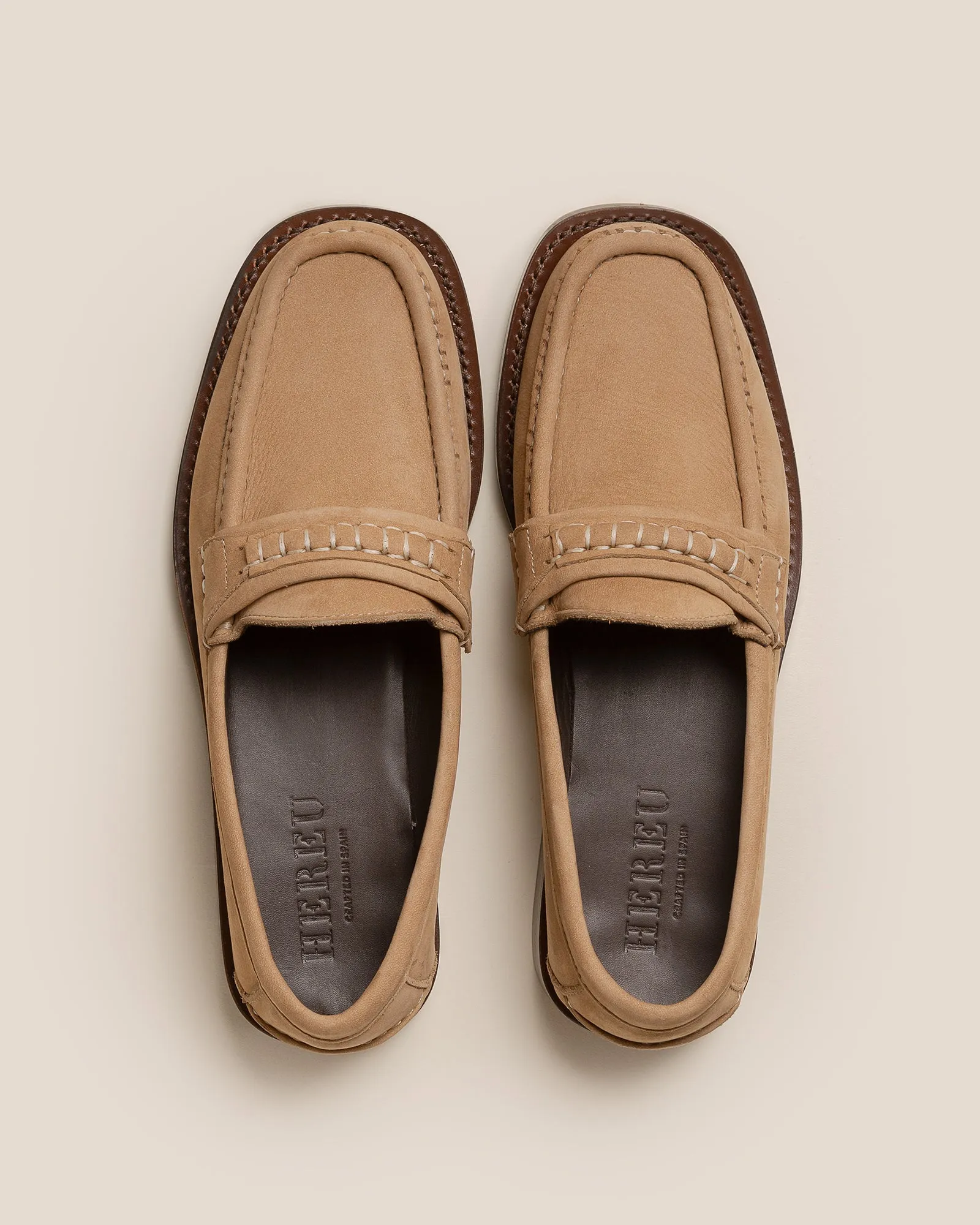 BORADA BORDÓN NOBUCK - Slip-on Moc Toe Loafer sold by Hereu Studio product image thumbnail 2