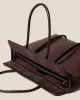 FORNA TOTE SUEDE - Leather Framed Shoulder Bag sold by Hereu Studio