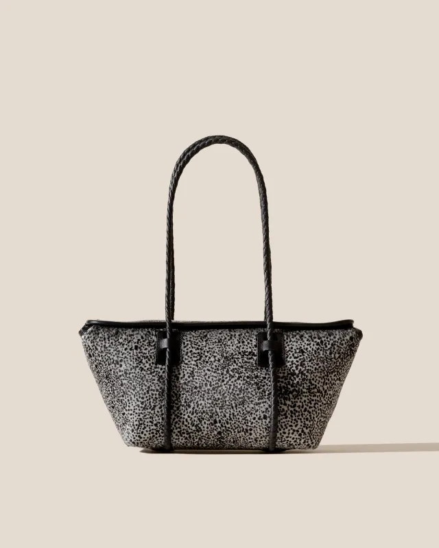FORNA CALF HAIR - Leather-Framed Shoulder Bag sold by Hereu Studio