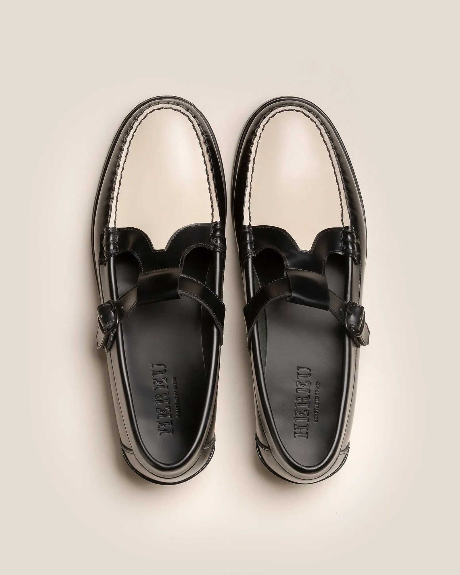 ALBER BICOLOUR - Men's T-bar Loafer sold by Hereu Studio product image thumbnail 2