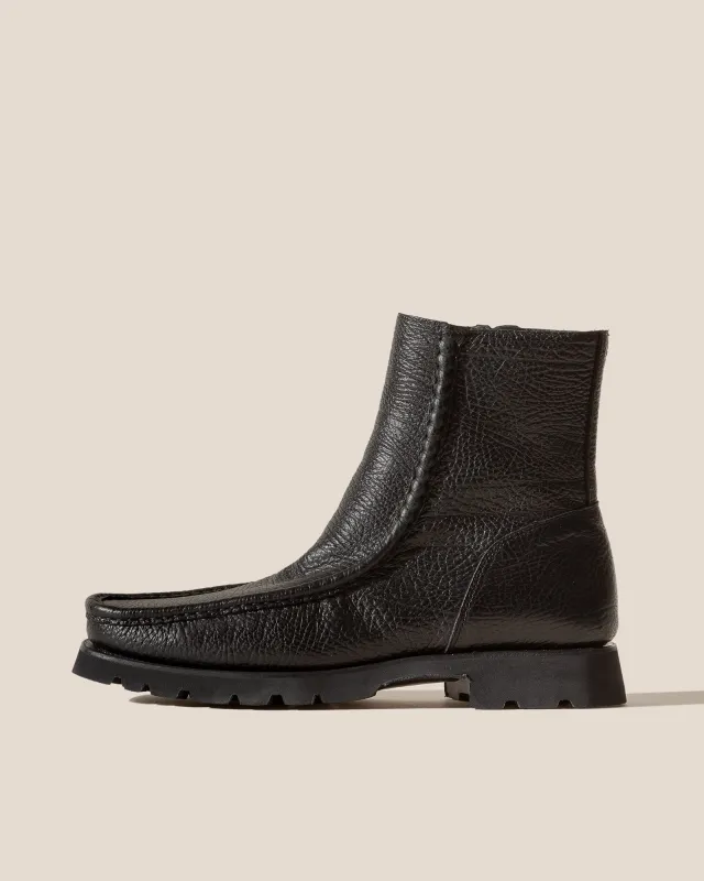 RIERA SPORT GRAINY - Men's Moc Toe Low-calf Boot sold by Hereu Studio
