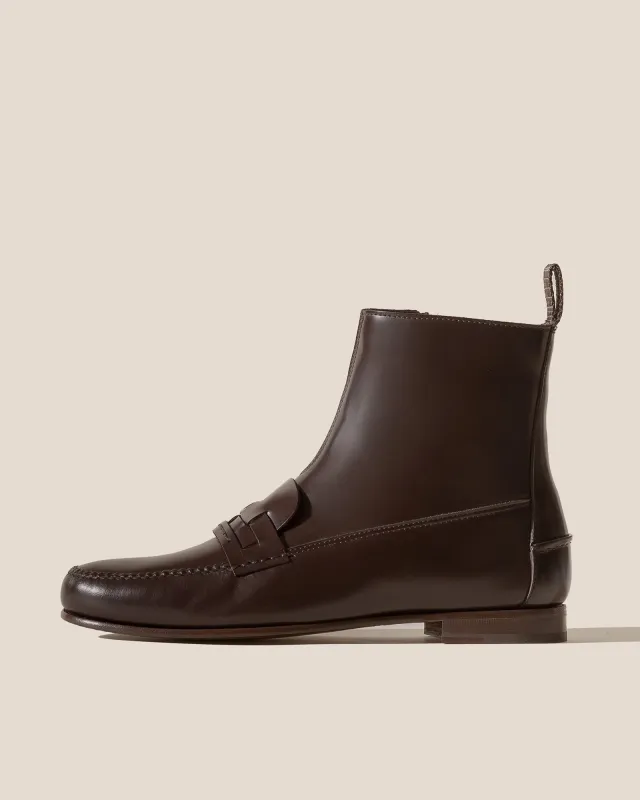 TABELLA BOOT - Woven Saddle Ankle Boot sold by Hereu Studio