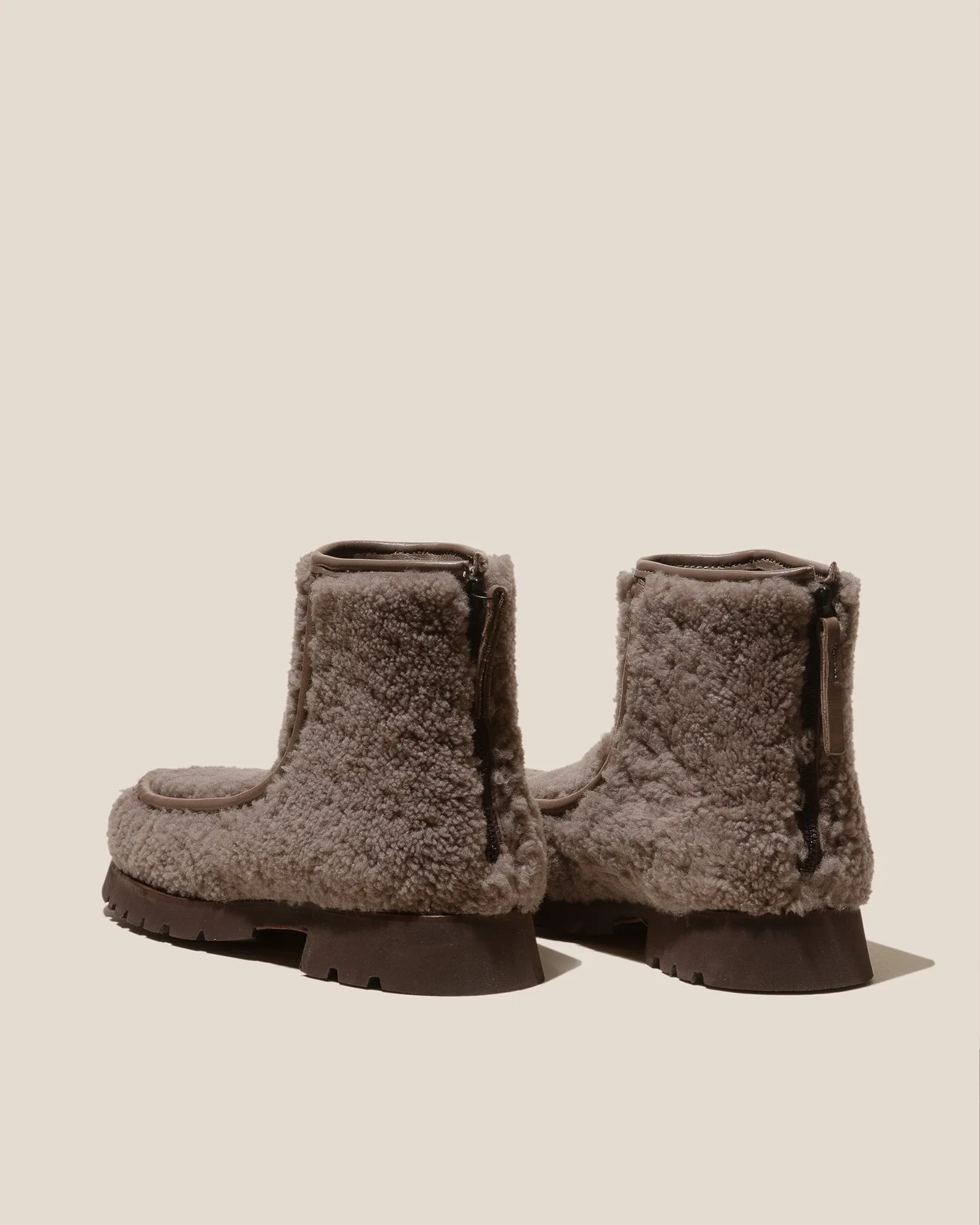 ARMENTA LOW ZIPPED CURLY SHEARLING - Back Zip Low-calf Boot sold by Hereu Studio product image thumbnail 3