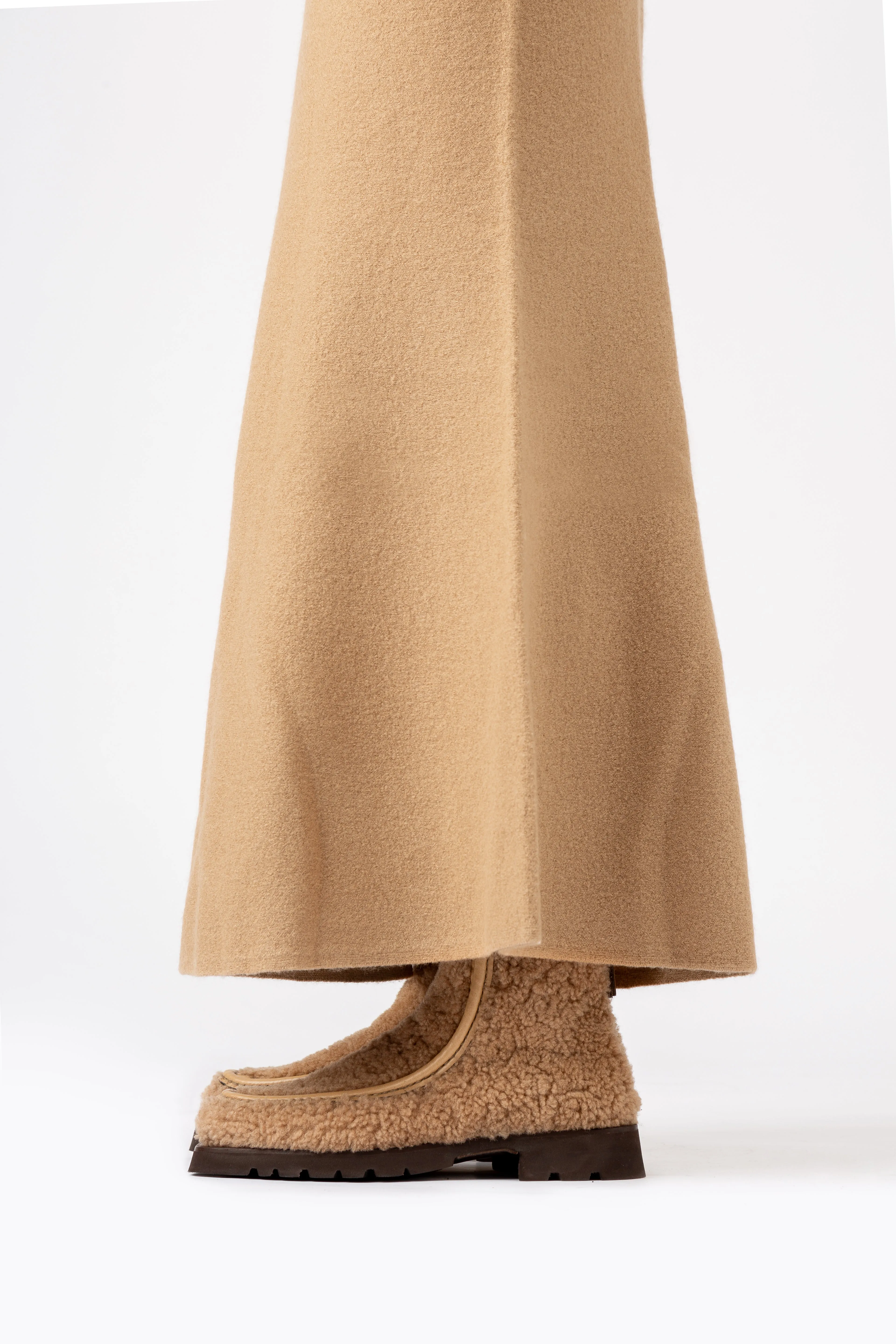 ARMENTA LOW ZIPPED CURLY SHEARLING - Back Zip Low-calf Boot sold by Hereu Studio product image thumbnail 5