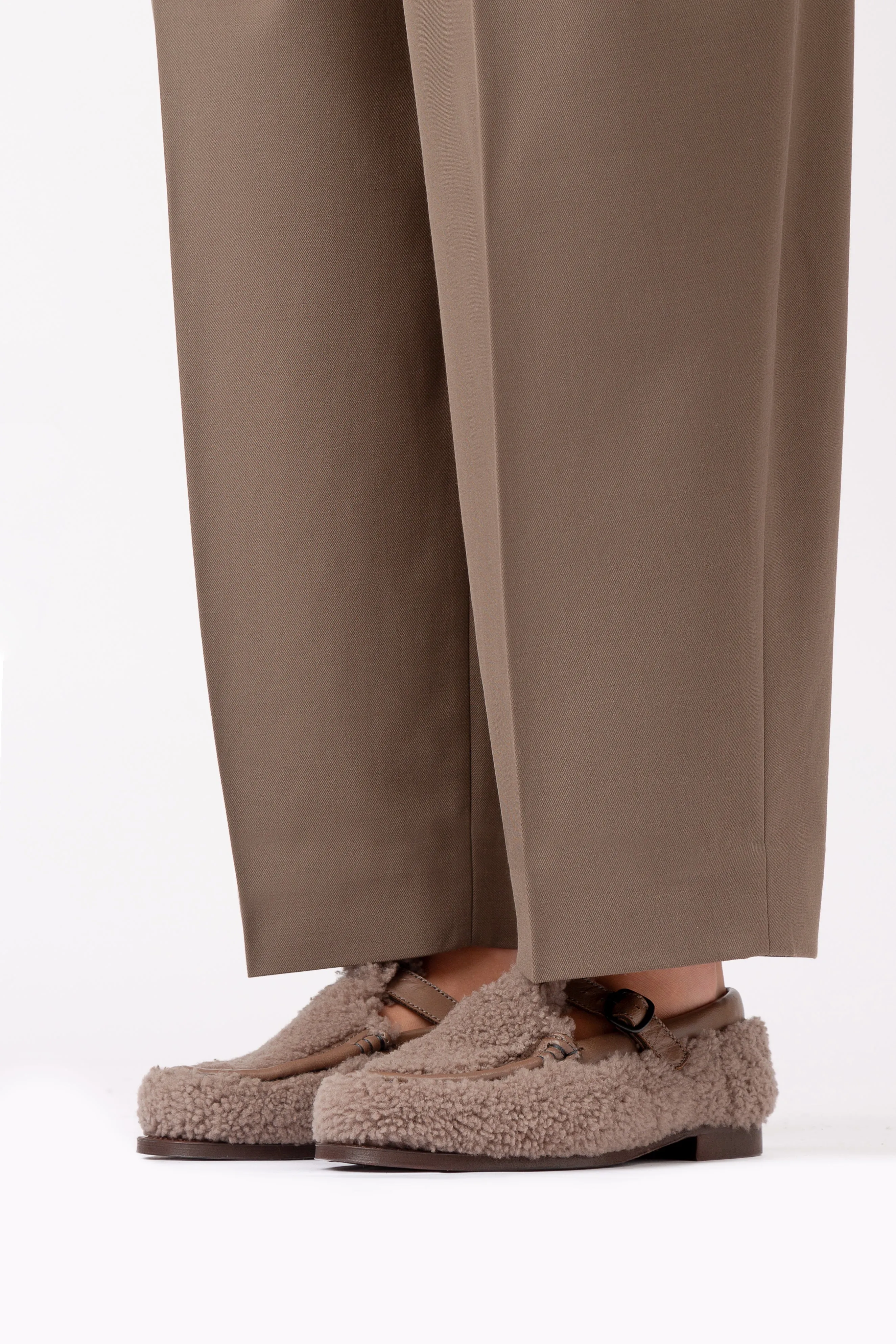 ALBER CURLY SHEARLING - T-bar Loafer sold by Hereu Studio product image thumbnail 3