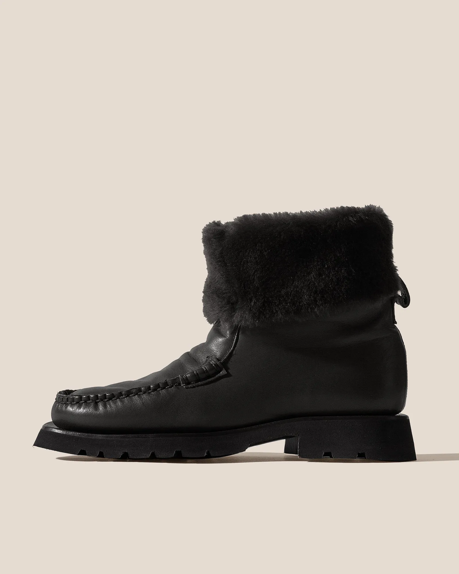 ARMENTA SHEARLING HIGH - Pull-On Low-calf Boot sold by Hereu Studio
