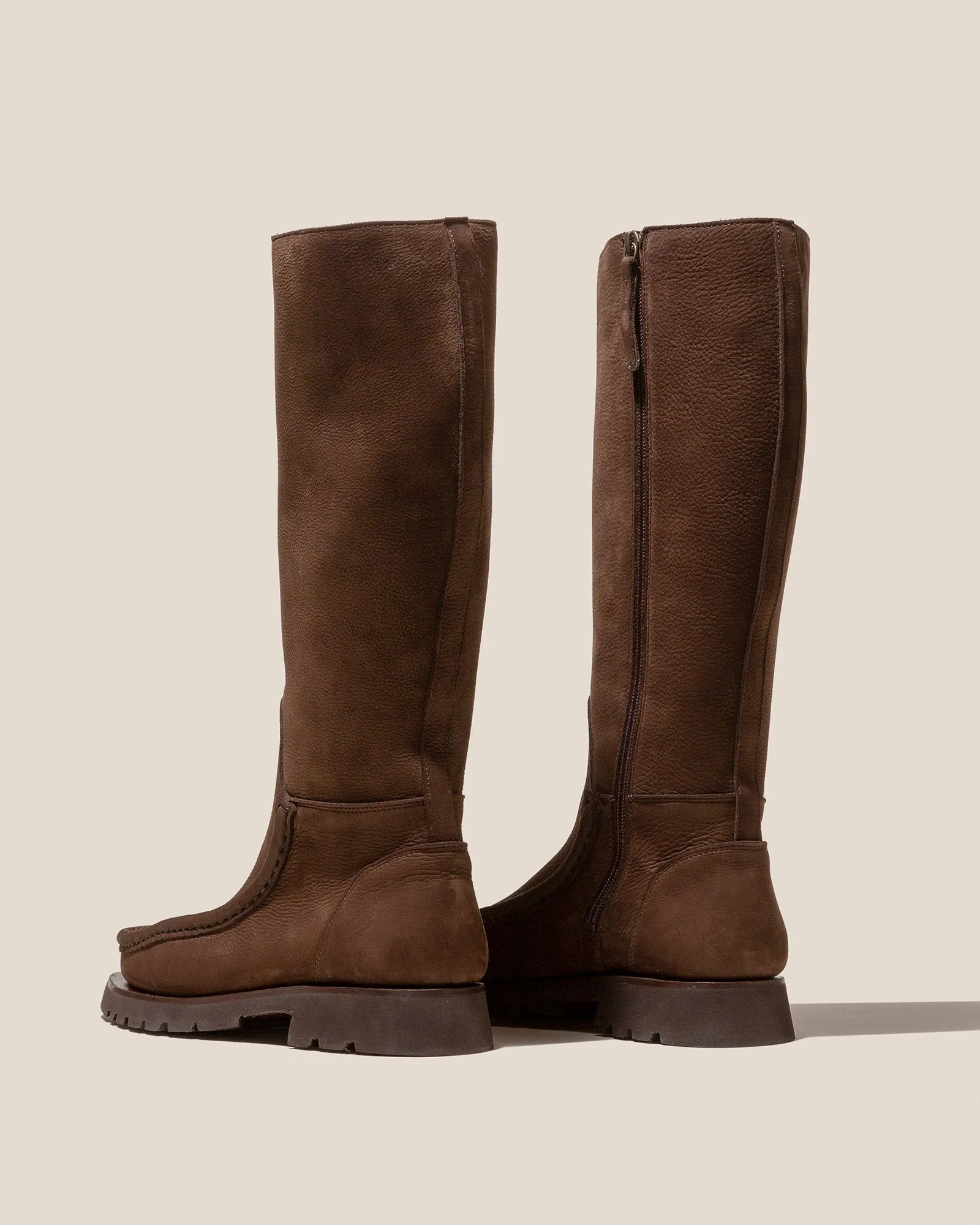 RIERA SPORT HIGH NOBUCK - Moc Toe Knee High Boot sold by Hereu Studio product image thumbnail 3