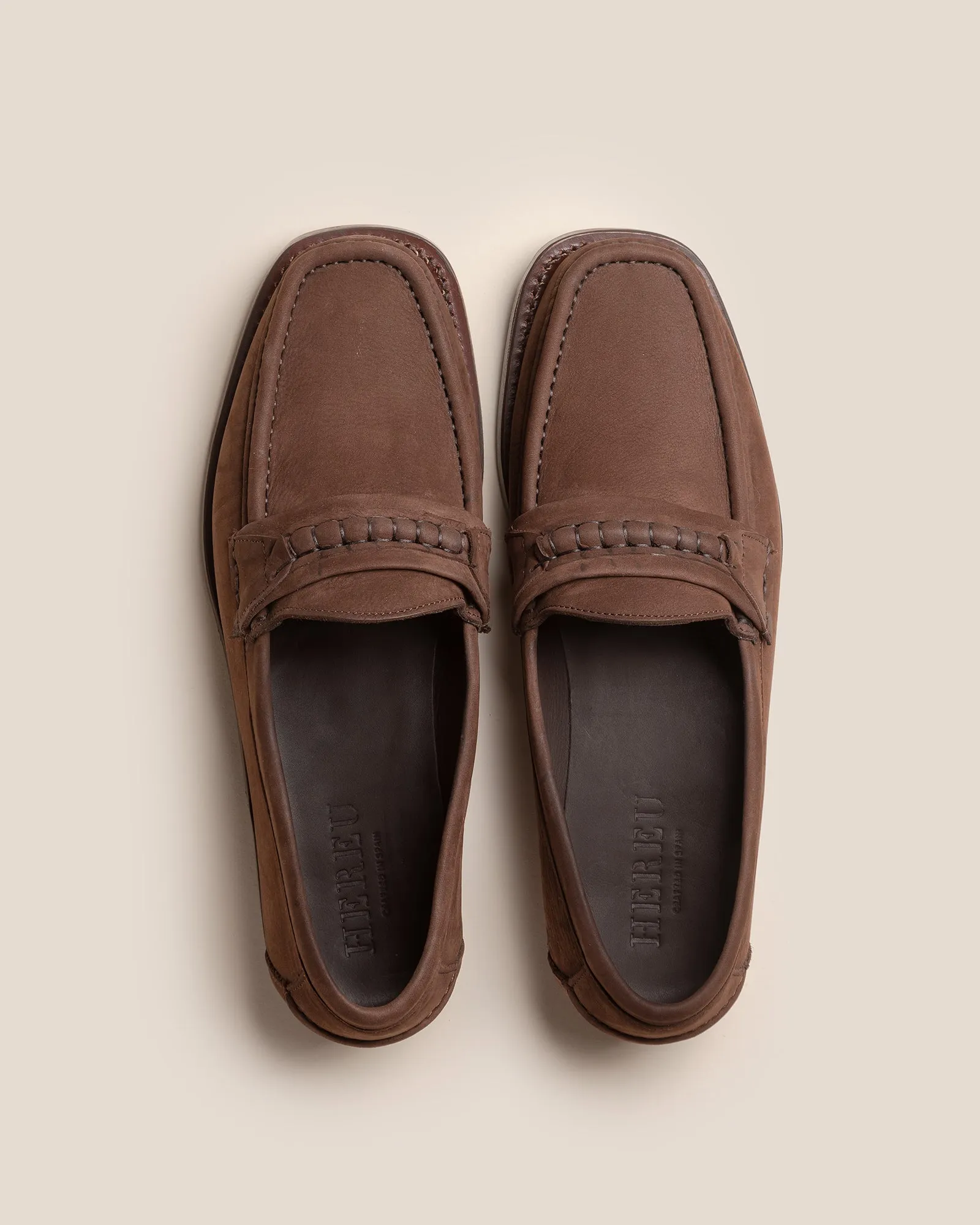 BORADA BORDON NUBUCK - Men's Slip-on Moc Toe Loafer sold by Hereu Studio product image thumbnail 2