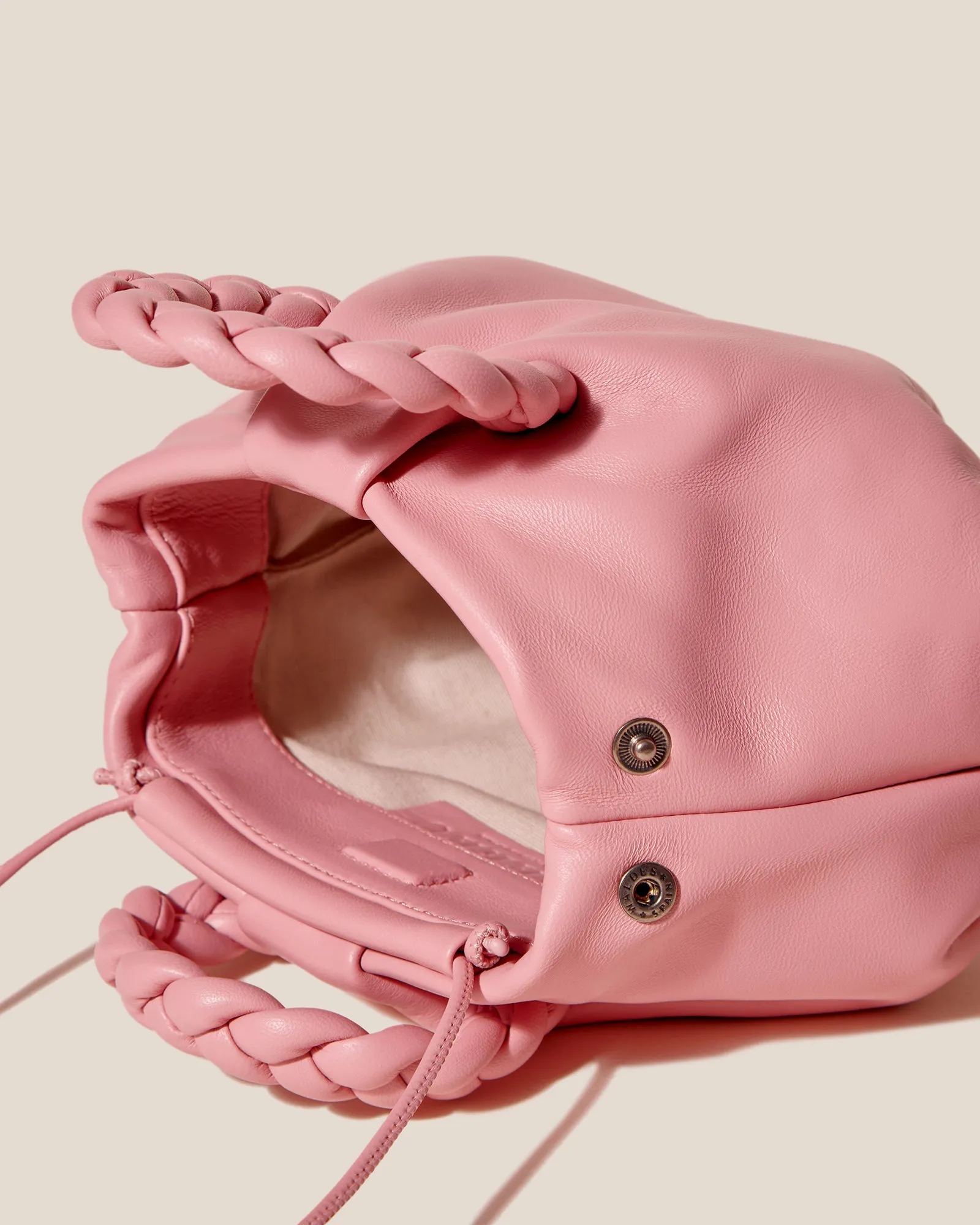 BOMBON - Plaited-handle Leather Handbag sold by Hereu Studio product image thumbnail 3