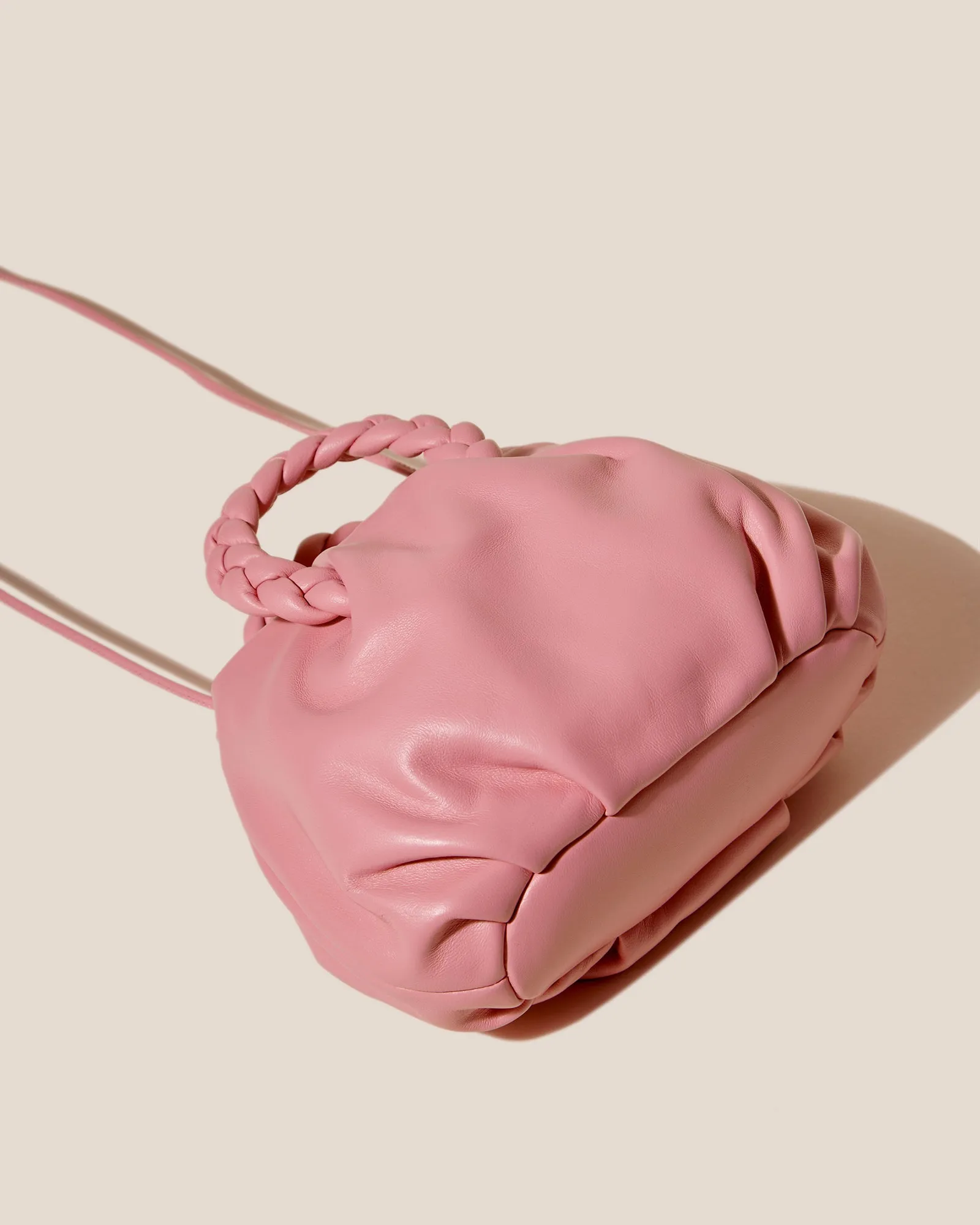 BOMBON - Plaited-handle Leather Handbag sold by Hereu Studio product image thumbnail 4