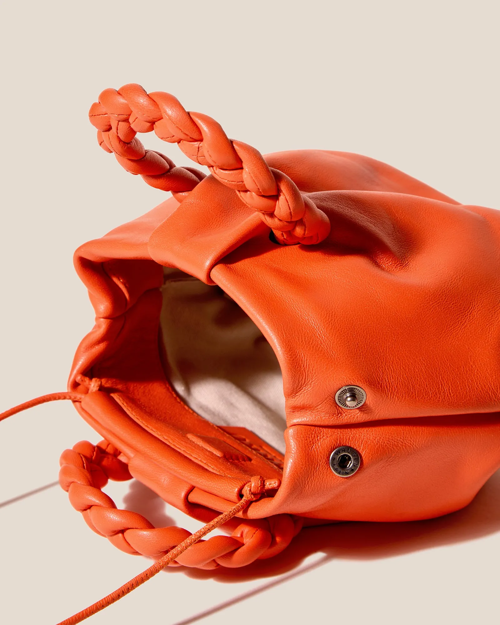 BOMBON - Plaited-handle Leather Handbag sold by Hereu Studio product image thumbnail 3