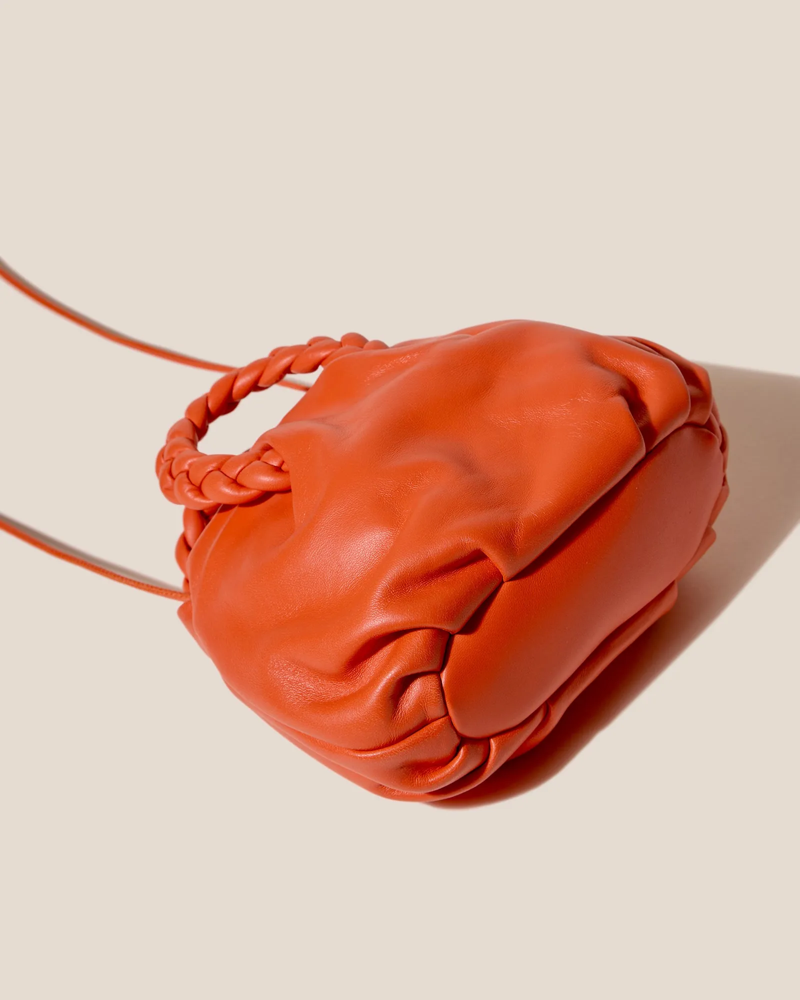 BOMBON - Plaited-handle Leather Handbag sold by Hereu Studio product image thumbnail 4